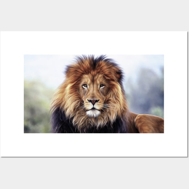 African Lion Wall Art by Divan